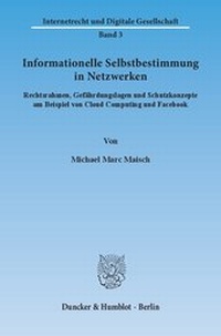 Abbildung von: Informationelle Selbstbestimmung in Netzwerken - fibre