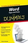 Cover: Word Tipps und Tricks für Dummies - Wiley-VCH