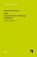 Cover: Ethik in geometrischer Ordnung dargestellt - Meiner