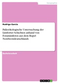 Cover: Pal&auml;o&ouml;kologische Untersuchung der Lintforter Schichten anhand von Foraminiferen aus dem Rupel Nordwestdeutschlands - GRIN Verlag