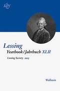 Cover: Lessing Yearbook / Jahrbuch XLII, 2015 - Wallstein