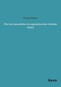 Cover: &Uuml;ber die Interpolation im angels&auml;chsischen Gedichte Daniel - Auxo Verlag