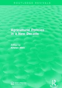 Abbildung von: Agricultural Policies in a New Decade - Routledge
