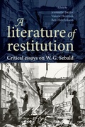 Cover: A Literature of Restitution - Manchester University Press