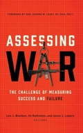 Cover: Assessing War - Georgetown University Press