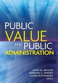 Cover: Public Value and Public Administration - Georgetown University Press