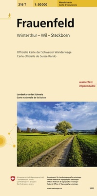 Abbildung von: 216T Frauenfeld Wanderkarte - swisstopo