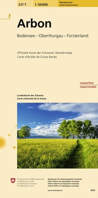 Abbildung von: 217T Arbon Wanderkarte - swisstopo