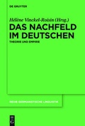 Cover: Das Nachfeld im Deutschen - De Gruyter Mouton