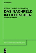 Cover: Das Nachfeld im Deutschen - De Gruyter