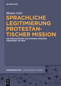 Abbildung von: Sprachliche Legitimierung protestantischer Mission - De Gruyter