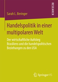 Abbildung von: Handelspolitik in einer multipolaren Welt - Springer VS