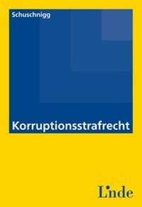 Abbildung von: Korruptionsstrafrecht - Linde