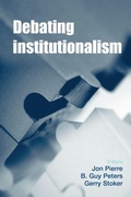 Cover: Debating Institutionalism - Manchester University Press