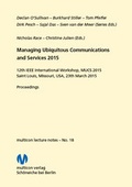 Cover: Managing Ubiquitous Communications and Services 2015 - multicon multimedia consulting
