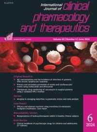 Abbildung von: International Journal of Clinical Pharmacology and Therapeutics - Dustri-Verlag
