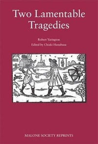 Enlarge image Cover: Two Lamentable Tragedies - Manchester University Press