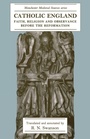 Cover: Catholic England - Manchester University Press