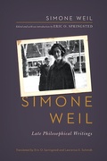Cover: Simone Weil - University of Notre Dame Press