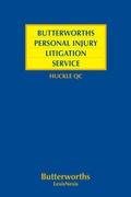 Cover: Butterworths Personal Injury Litigation Service - Butterworths Law