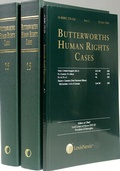 Cover: Butterworths Human Rights Cases Set - Butterworths Law