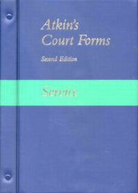 Enlarge image Cover: Atkin's Court Forms Looseleaf Service - Butterworths Law