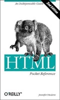 Cover: HTML Pocket Reference - O'Reilly