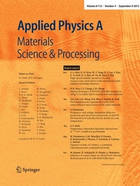 Abbildung von: Applied Physics A - Springer