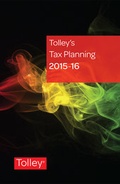 Cover: Tolley's Tax Planning 2015-16 - Tolley