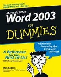 Enlarge image Cover: Word 2003 For Dummies - Wiley