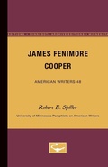 Cover: James Fenimore Cooper - American Writers 48 - University of Minnesota Press