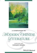 Cover: A Companion to Modern Chinese Literature - Wiley-Blackwell
