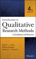 Cover: Introduction to Qualitative Research Methods - Wiley