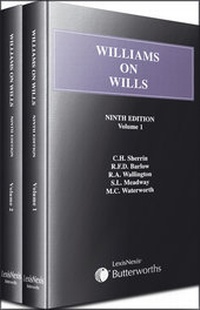 Abbildung von: Williams on Wills Set - Butterworths Law