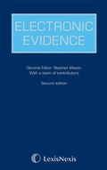 Cover: Electronic Evidence - Butterworths Law