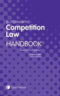 Abbildung von: Butterworths Competition Law Handbook - Butterworths Law