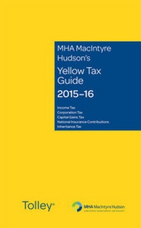 Enlarge image Cover: MHA MacIntyre Hudson's Yellow Tax Guide 2015-16 - Tolley
