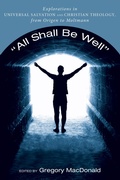 Cover: "All Shall Be Well" - Wipf and Stock Publishers