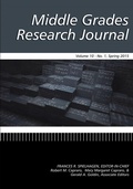 Cover: Middle Grades Research Journal Vol 10 Issue 1 - Information Age Publishing
