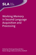 Cover: Working Memory in Second Language Acquisition and Processing - Multilingual Matters