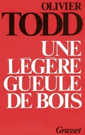 Cover: Une Legere Gueule de Bois - Grasset