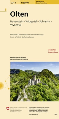 Abbildung von: 224T Olten Wanderkarte - swisstopo