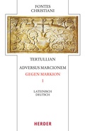 Cover: Adversus Marcionem - Gegen Markion I - Verlag Herder