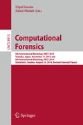 Cover: Computational Forensics - Springer