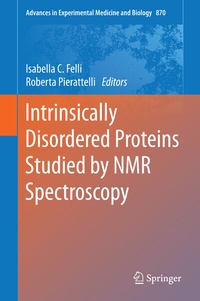 Abbildung von: Intrinsically Disordered Proteins Studied by NMR Spectroscopy - Springer
