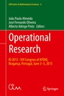 Cover: Operational Research - Springer