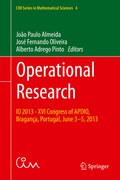 Cover: Operational Research - Springer