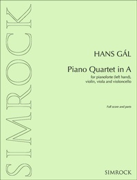 Abbildung von: Piano Quartet in A - Benjamin, A J