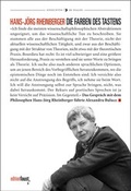 Cover: Die Farben des Tastens - edition faust