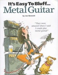 Cover: It's Easy To Bluff... Metal Guitar - Wise Publications